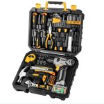 DEKOPRO 126-Piece Power Tool Combo Kit for DIY