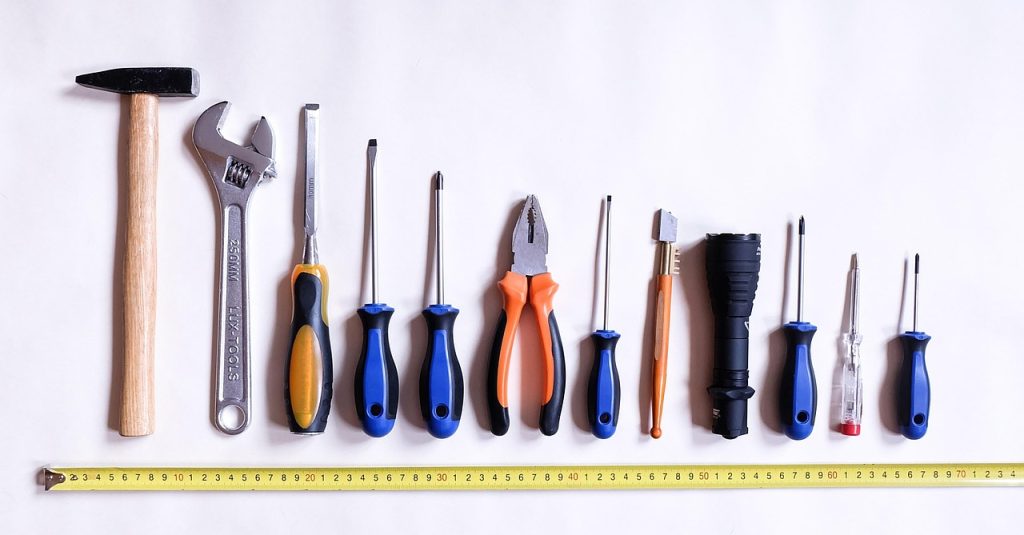 Tool Collection for Basic DIY Projects